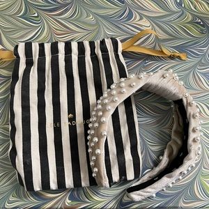 Lele Sadoughi Ivory Pearl Headband